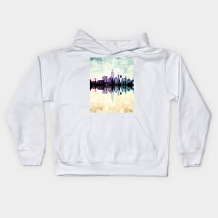 Lower Manhattan skyline Kids Hoodie